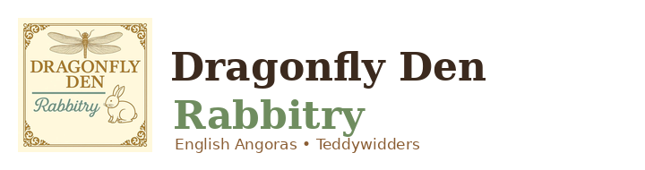 Dragonfly Den Rabbitry official logo